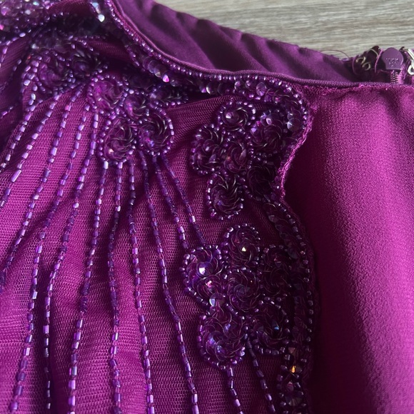 Vintage Violet Purple Sequin Romper - Picture 5 of 7